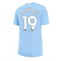 Manchester City Julian Alvarez #19 Domaci Dres za Ženska 2023-24 Kratak Rukav